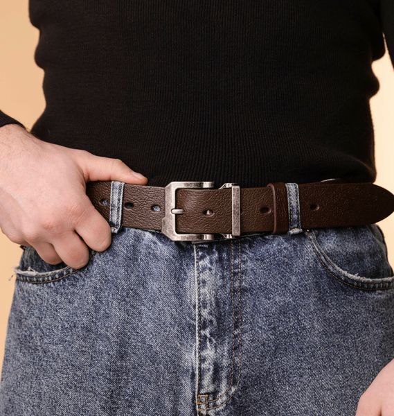 Men's belt, width 4 cm
