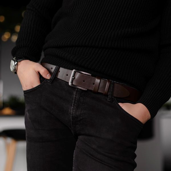 Brown belt, 4 cm wide